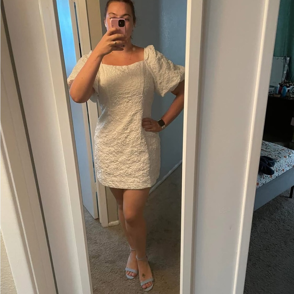 JessaKae Valerie dress in white xl
